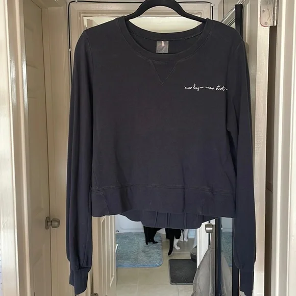 CALIA ’New Day New Start’ Cropped Sweatshirt - Picture 2 of 6